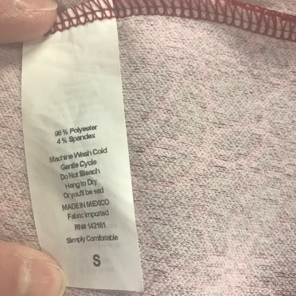 LuLaRoe New Small Burgundy & Pink Swirl Cassie Skirt NWT - Picture 6 of 8